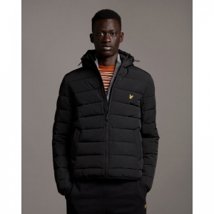 LIGHTWEIGHT PADDED JACKET BLACK