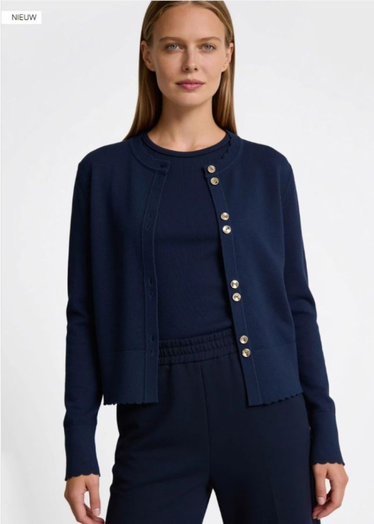 Fine knit cardigan 0373